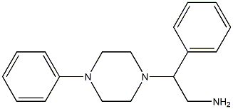 2-phenyl-2-(4-phenylpiperazin-1-yl)ethan-1-amine 结构式