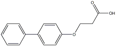 3-(1,1'-biphenyl-4-yloxy)propanoic acid Structure