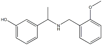 3-(1-{[(2-methoxyphenyl)methyl]amino}ethyl)phenol