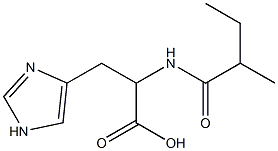 3-(1H-imidazol-4-yl)-2-[(2-methylbutanoyl)amino]propanoic acid|