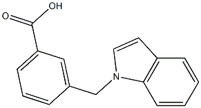 3-(1H-indol-1-ylmethyl)benzoic acid