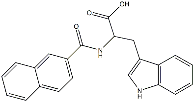 3-(1H-indol-3-yl)-2-(2-naphthoylamino)propanoic acid