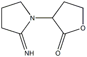 3-(2-iminopyrrolidin-1-yl)oxolan-2-one Structure