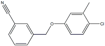3-(4-chloro-3-methylphenoxymethyl)benzonitrile