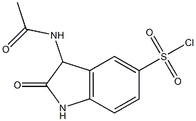 3-(acetylamino)-2-oxoindoline-5-sulfonyl chloride
