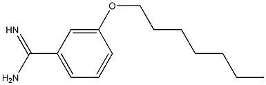 3-(heptyloxy)benzene-1-carboximidamide|