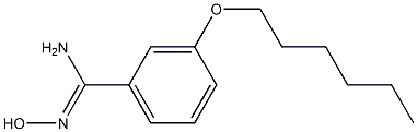 3-(hexyloxy)-N'-hydroxybenzene-1-carboximidamide