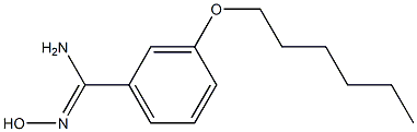  3-(hexyloxy)-N'-hydroxybenzene-1-carboximidamide