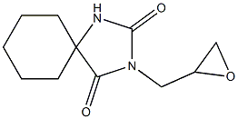 3-(oxiran-2-ylmethyl)-1,3-diazaspiro[4.5]decane-2,4-dione Struktur