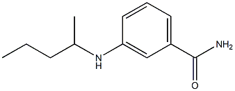 3-(pentan-2-ylamino)benzamide