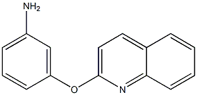 3-(quinolin-2-yloxy)aniline Structure