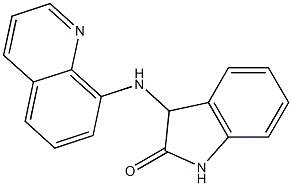 3-(quinolin-8-ylamino)-2,3-dihydro-1H-indol-2-one Structure