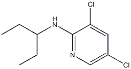 3,5-dichloro-N-(pentan-3-yl)pyridin-2-amine Struktur
