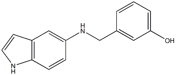 3-[(1H-indol-5-ylamino)methyl]phenol|