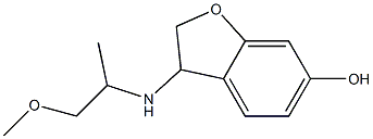 3-[(1-methoxypropan-2-yl)amino]-2,3-dihydro-1-benzofuran-6-ol