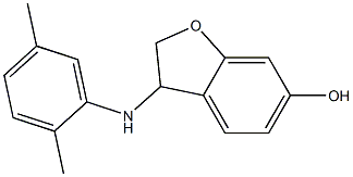 3-[(2,5-dimethylphenyl)amino]-2,3-dihydro-1-benzofuran-6-ol|