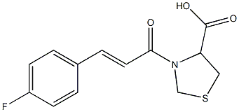 3-[(2E)-3-(4-fluorophenyl)prop-2-enoyl]-1,3-thiazolidine-4-carboxylic acid