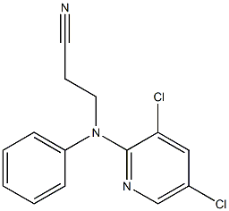 3-[(3,5-dichloropyridin-2-yl)(phenyl)amino]propanenitrile