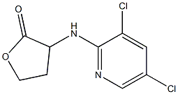 3-[(3,5-dichloropyridin-2-yl)amino]oxolan-2-one Struktur