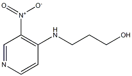 3-[(3-nitropyridin-4-yl)amino]propan-1-ol Structure