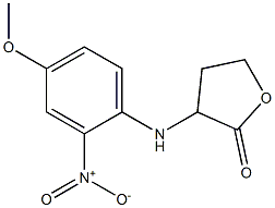 3-[(4-methoxy-2-nitrophenyl)amino]oxolan-2-one Structure