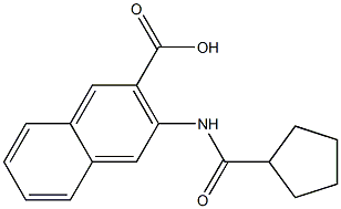 3-[(cyclopentylcarbonyl)amino]-2-naphthoic acid