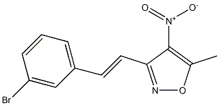 3-[(E)-2-(3-bromophenyl)vinyl]-5-methyl-4-nitroisoxazole