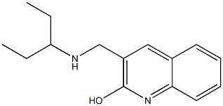 3-[(pentan-3-ylamino)methyl]quinolin-2-ol
