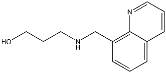 3-[(quinolin-8-ylmethyl)amino]propan-1-ol Structure