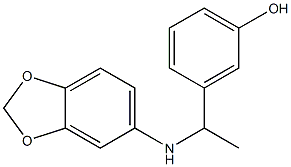 3-[1-(2H-1,3-benzodioxol-5-ylamino)ethyl]phenol