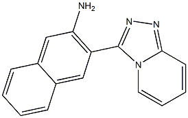 3-[1,2,4]triazolo[4,3-a]pyridin-3-yl-2-naphthylamine 结构式