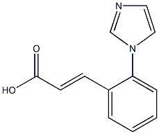 3-[2-(1H-imidazol-1-yl)phenyl]prop-2-enoic acid|
