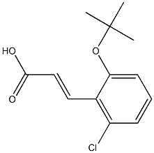 3-[2-(tert-butoxy)-6-chlorophenyl]prop-2-enoic acid|