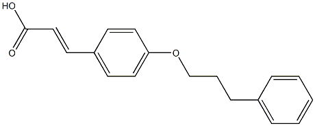 3-[4-(3-phenylpropoxy)phenyl]prop-2-enoic acid Structure
