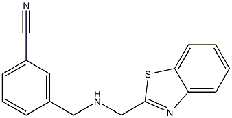 3-{[(1,3-benzothiazol-2-ylmethyl)amino]methyl}benzonitrile