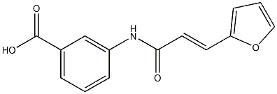 3-{[(2E)-3-(2-furyl)prop-2-enoyl]amino}benzoic acid|