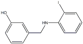 3-{[(2-iodophenyl)amino]methyl}phenol