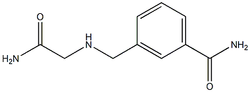 3-{[(carbamoylmethyl)amino]methyl}benzamide Structure