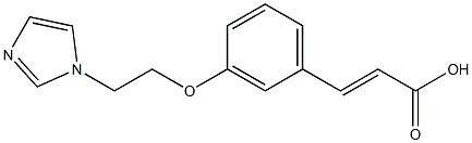 3-{3-[2-(1H-imidazol-1-yl)ethoxy]phenyl}prop-2-enoic acid