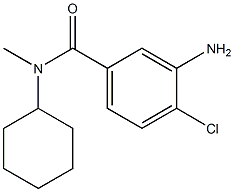 3-amino-4-chloro-N-cyclohexyl-N-methylbenzamide Structure