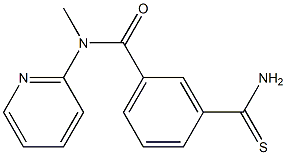 3-carbamothioyl-N-methyl-N-(pyridin-2-yl)benzamide