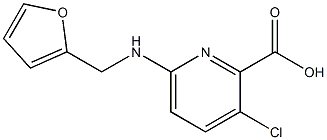 3-chloro-6-[(furan-2-ylmethyl)amino]pyridine-2-carboxylic acid
