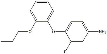3-fluoro-4-(2-propoxyphenoxy)aniline