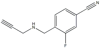 3-fluoro-4-[(prop-2-yn-1-ylamino)methyl]benzonitrile