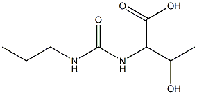 3-hydroxy-2-[(propylcarbamoyl)amino]butanoic acid