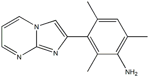 3-imidazo[1,2-a]pyrimidin-2-yl-2,4,6-trimethylaniline Structure