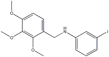 3-iodo-N-[(2,3,4-trimethoxyphenyl)methyl]aniline