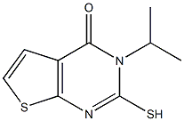 3-isopropyl-2-mercaptothieno[2,3-d]pyrimidin-4(3H)-one Structure