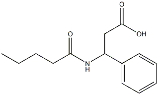 3-pentanamido-3-phenylpropanoic acid