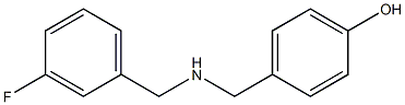 4-({[(3-fluorophenyl)methyl]amino}methyl)phenol